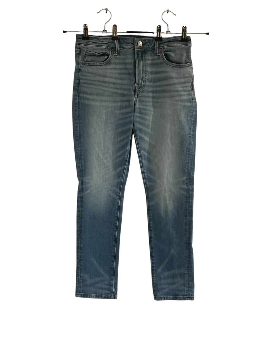 American Eagle AirFlex+ Skinny Jeans Light Wash Stretch Denim 33x30